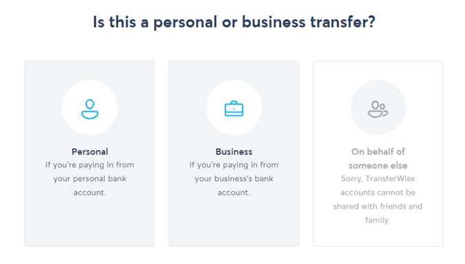 transferwise-account-type-selection