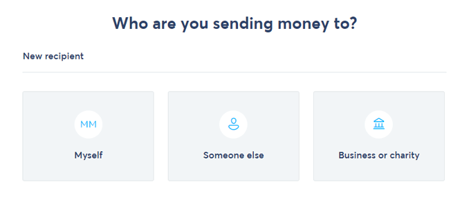 transferwise-recipient-selection