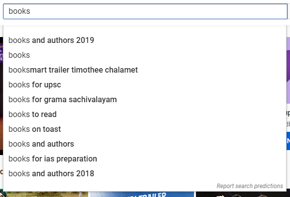 youtube-suggest-keywords-on-books-niche